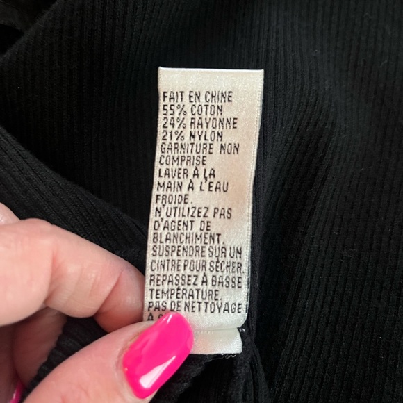 Nygard Collection Elegant Black Lace beaded Embroidery at Neckline SZ S - Picture 9 of 15